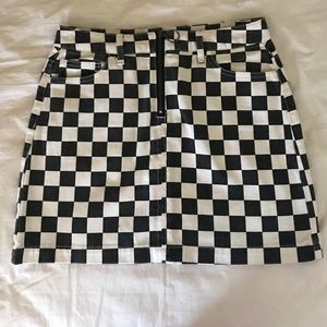 BDG Checkered Skirt
